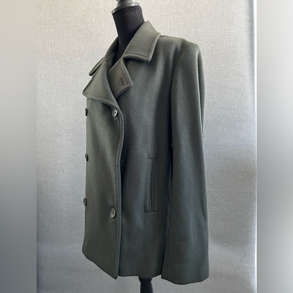 MARC JACOBS - NEW - VIRGIN WOOL - GORGEOUS PEA COAT - LARGE - Picture 2 of 8